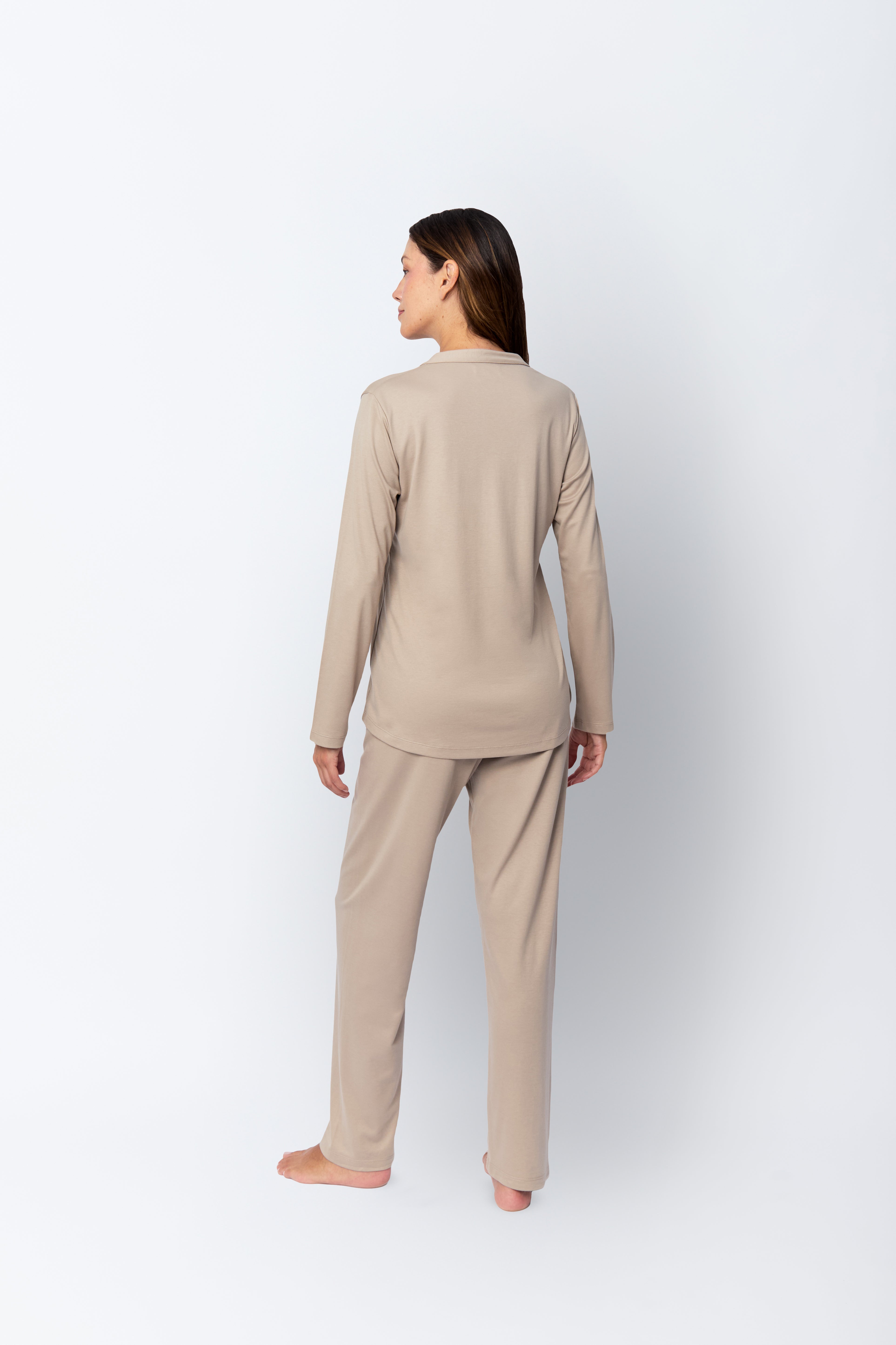 Abbie Pima Knit Long Set