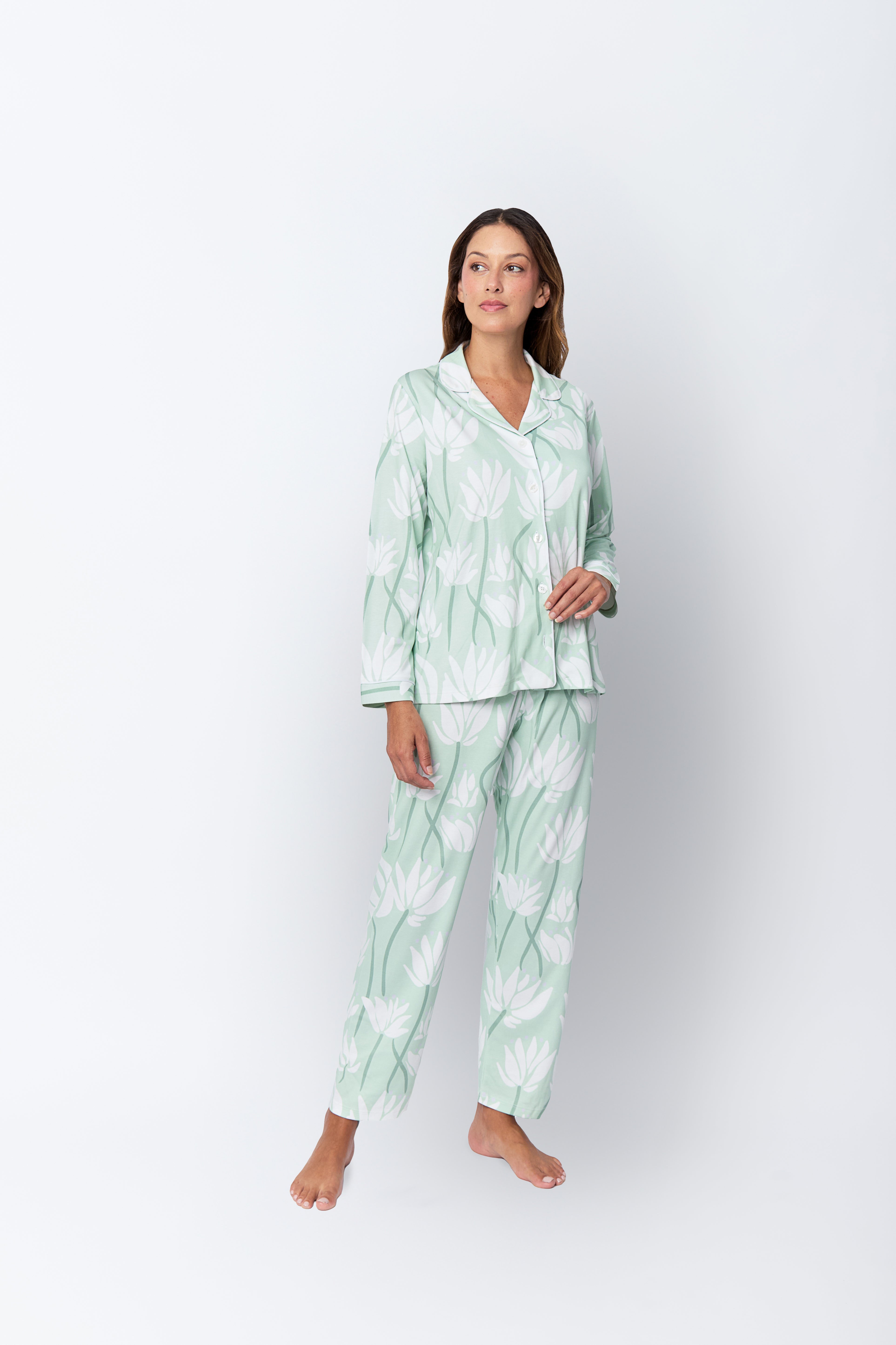 Verona Pima Knit Long Set