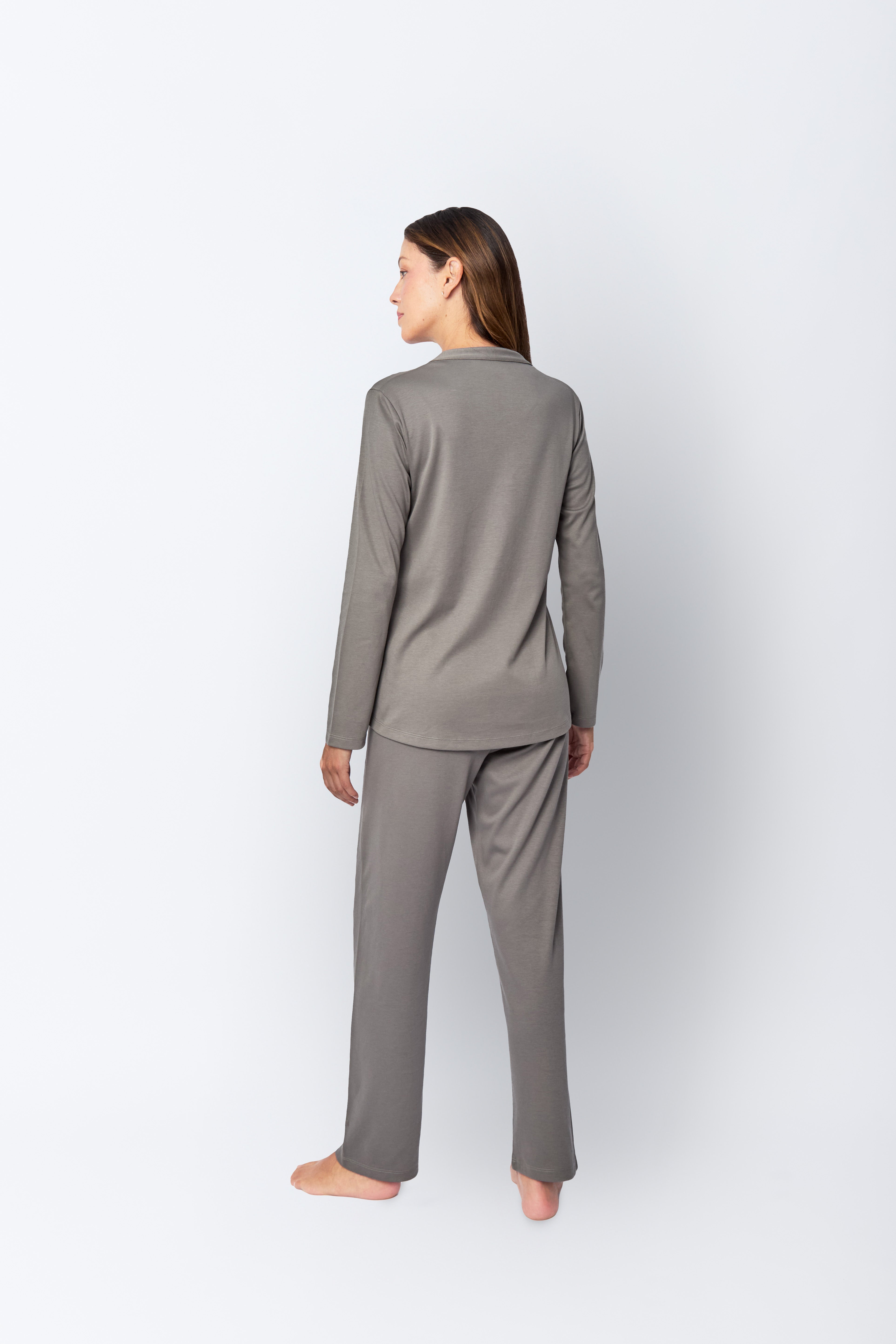 Abbie Pima Knit Long Set