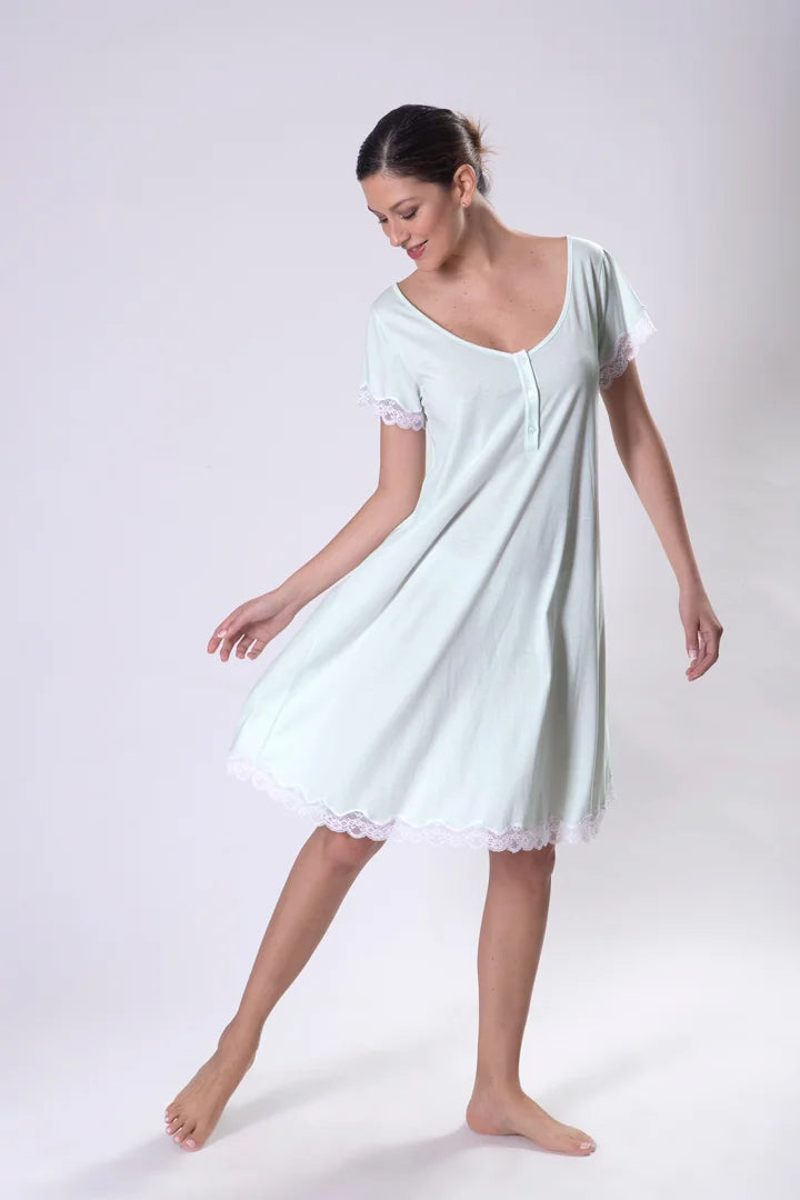 Eloise Short Sleeve Gown