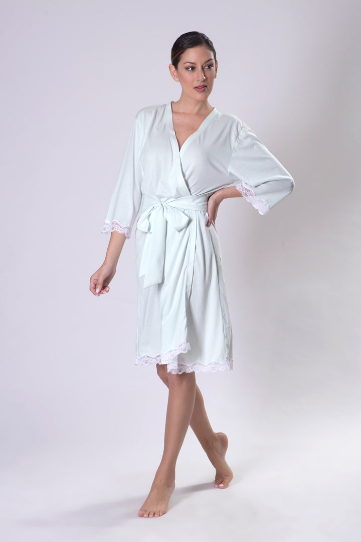 Eloise Pima Knit Robe