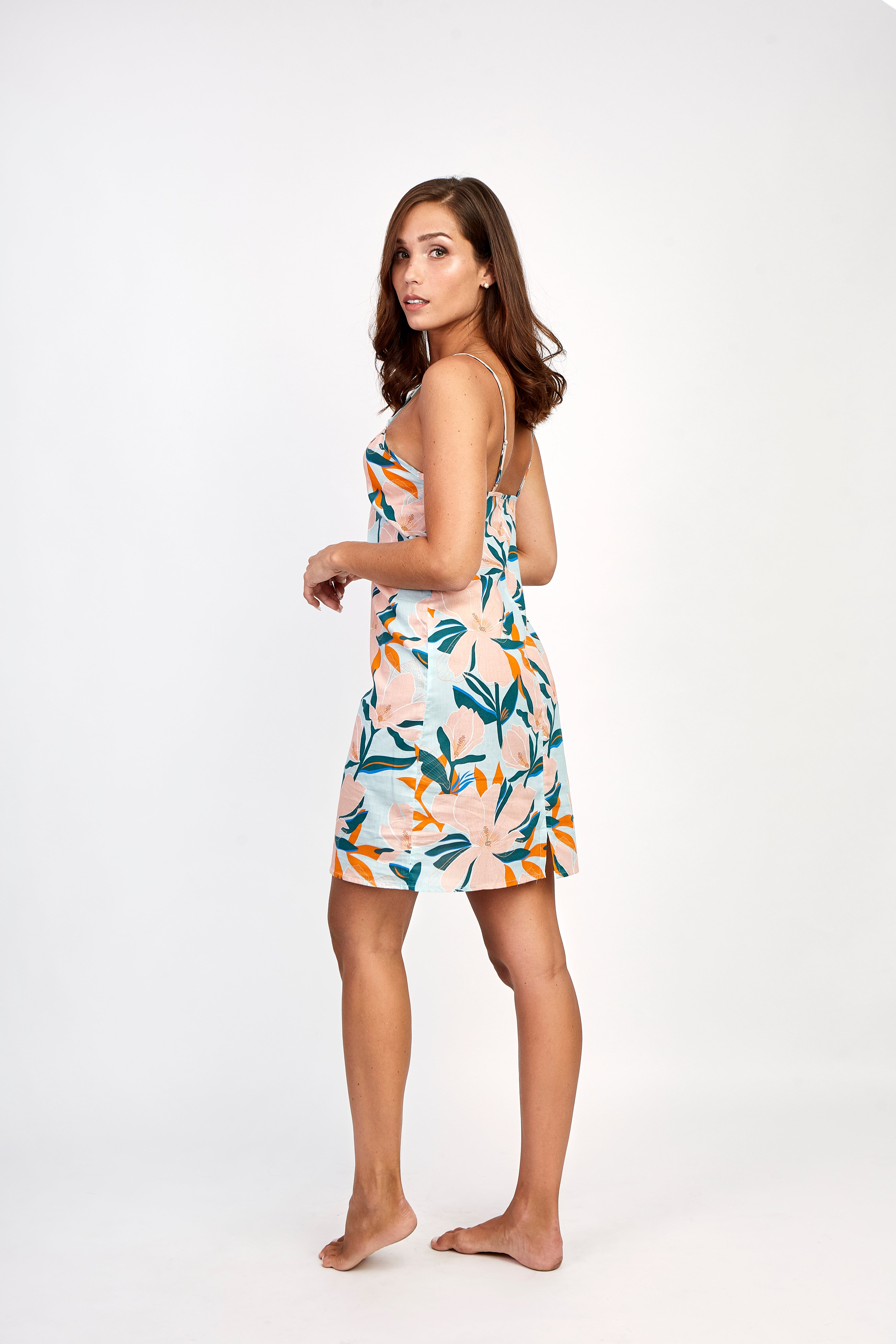 Lara Woven Pima Slip Dress